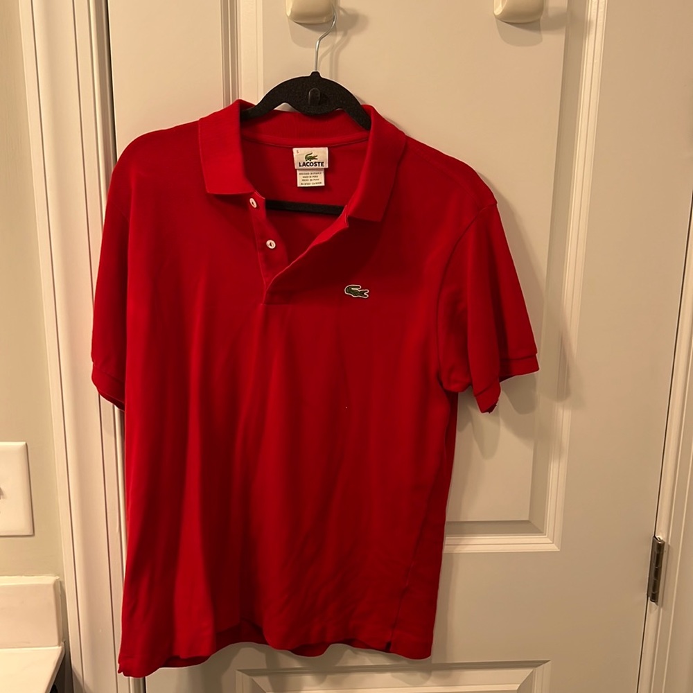 Mens short sleeve Lacoste polo